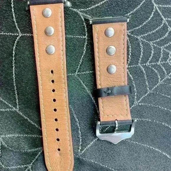 Leather Studded Apple Watch Band 38/40mm - Picture 4 of 4